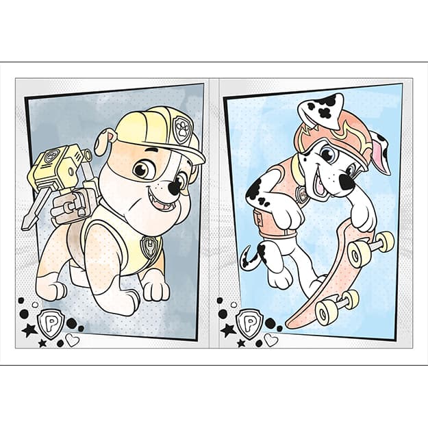 Vymaľovánky A4 vodové Paw Patrol