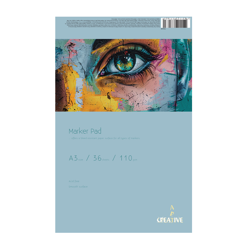 Skicár umelecký marker Creative A3 110g 36listový