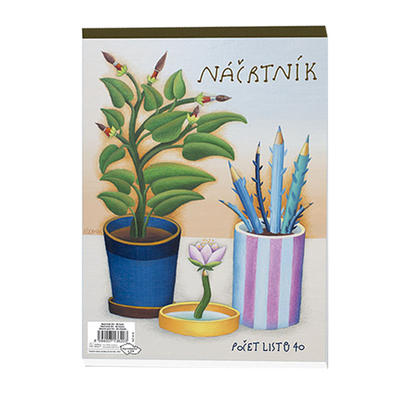 Náčrtník N44 A4 40listov