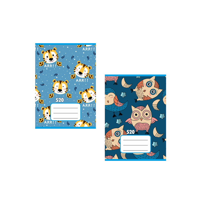 Zošit 520 čistý 20 listový M