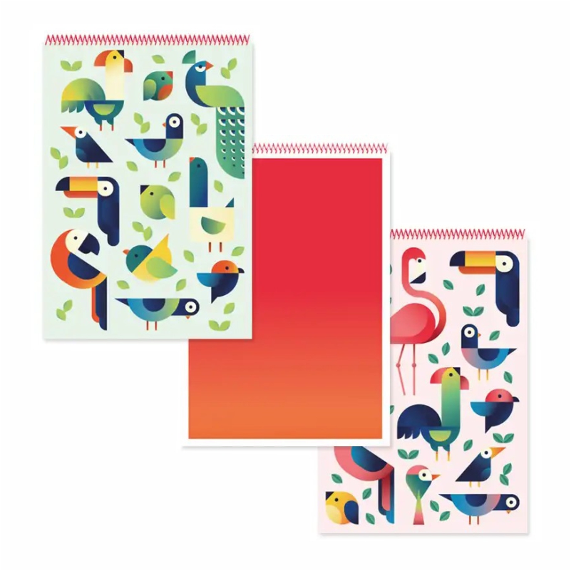 Blok poznámkový A4 s hornou špirálou 50l linajkový