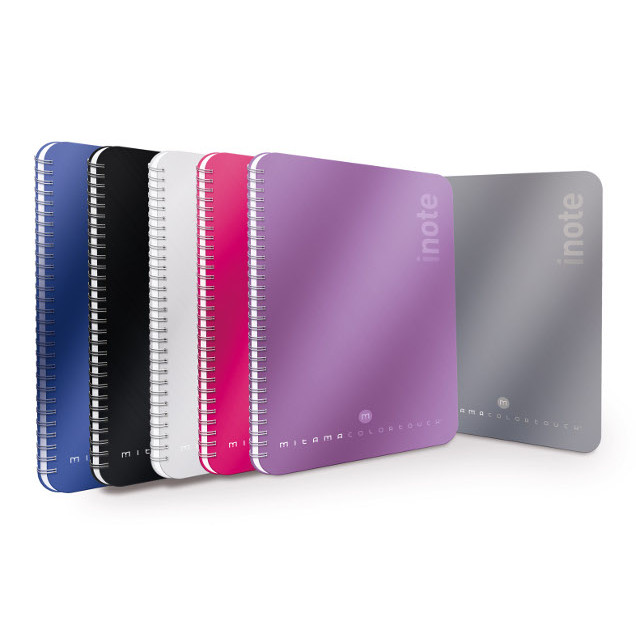 Špirálový zošit A5 MITAMA 90l linajkový mix