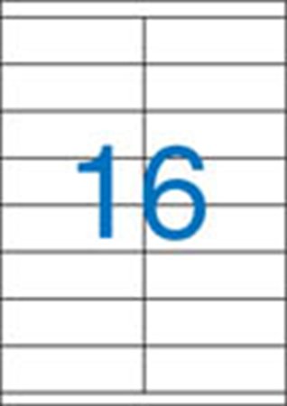 Etikety samolepiace 105x35mm /16ks na hárku