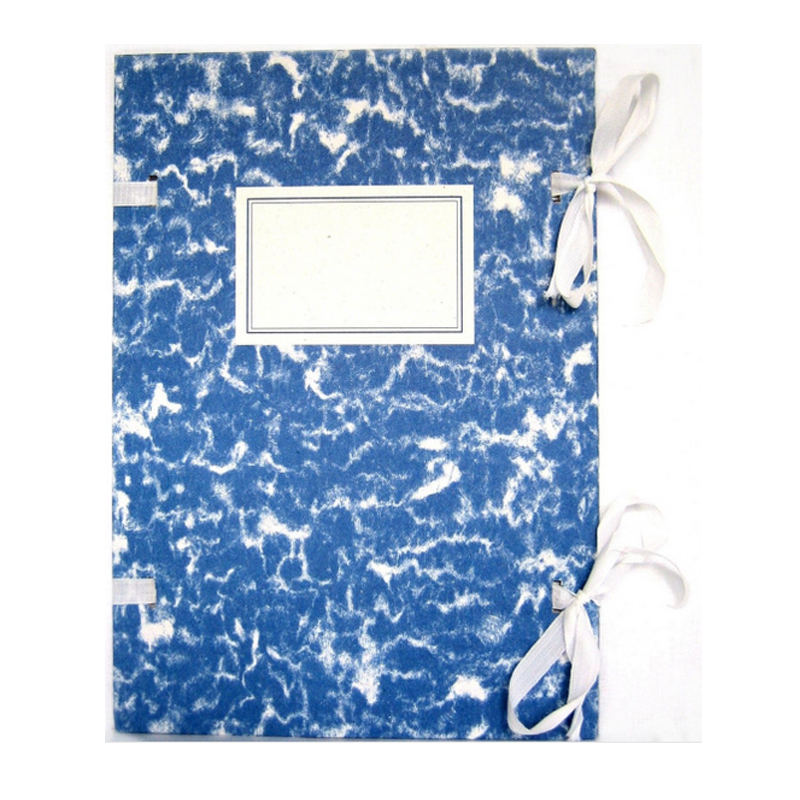 Spisová doska A4 mramor modrá