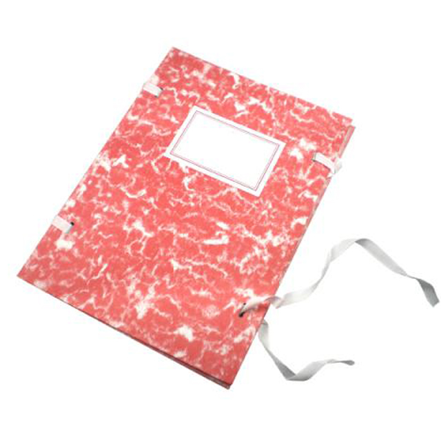 Spisová doska A4 mramor červená
