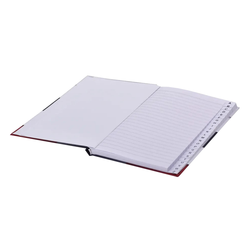 Záznamová kniha A5 100l linajková s registrom