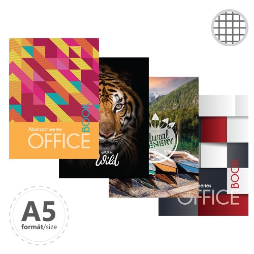 Záznamová kniha A5 100l štvorčeková