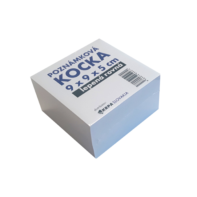 Blok kocka 9x9x5cm lepená