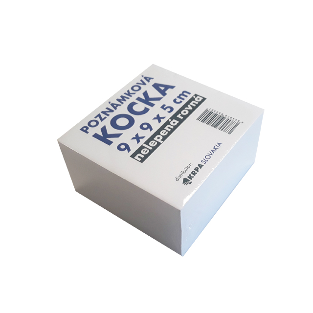 Blok kocka 9x9x5cm nelepená
