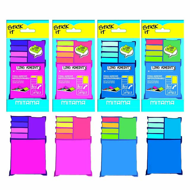Bločky samolepiace MITAMA so stojanom