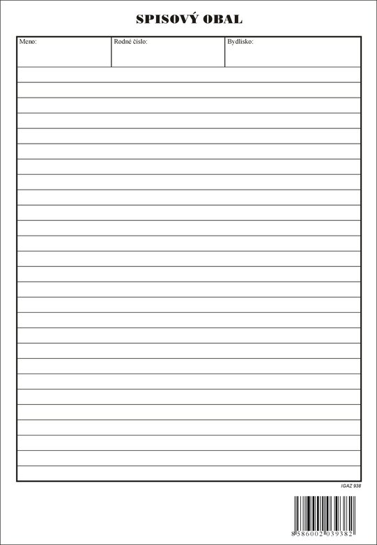 Spisový obal A3 karton 170g