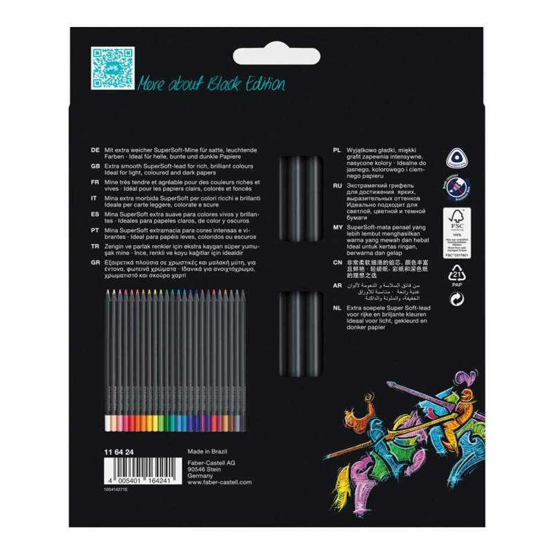 Pastelky Faber Castell Black Edition/24