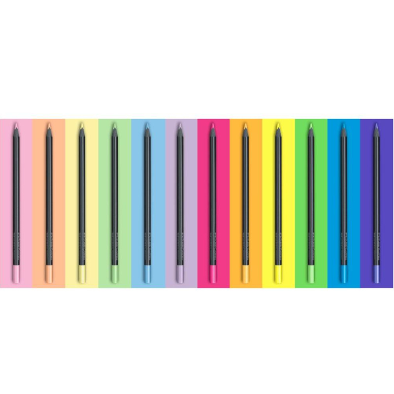 Pastelky Faber Castell Black Edition/12 pastel+neon