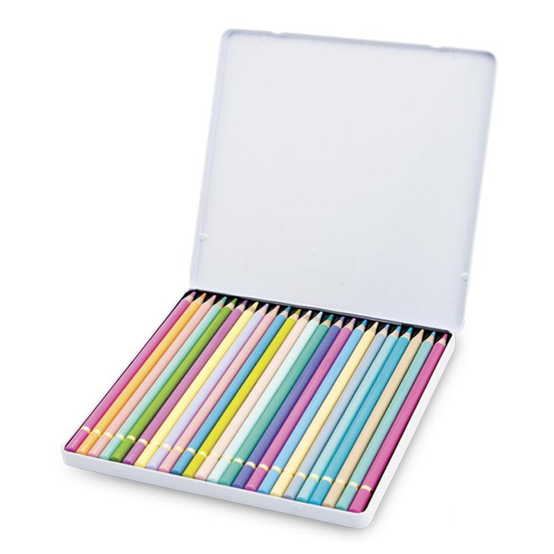 Pastelky OCTOPUS/24 farieb pastel v plechovej krabičke