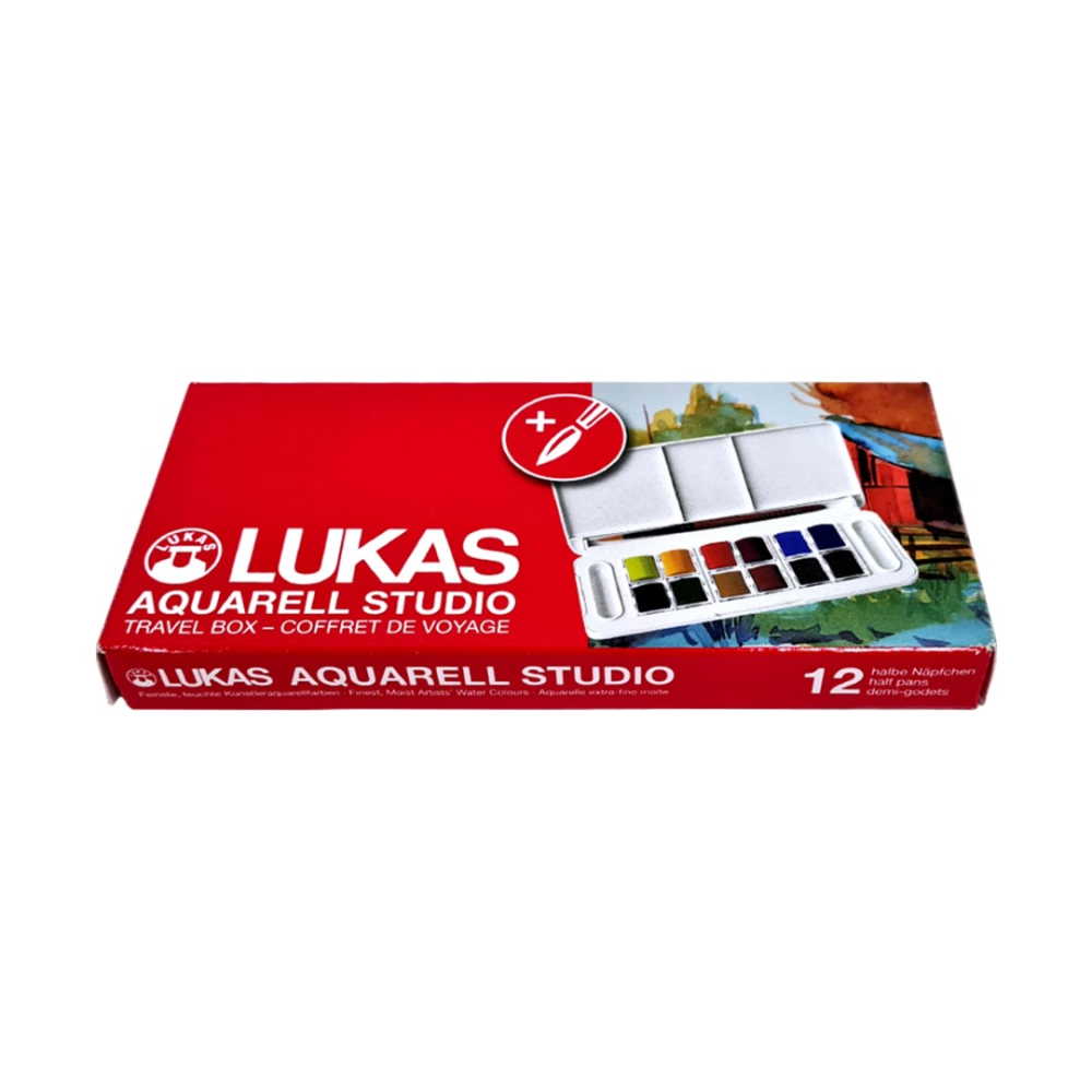 Akvarel farby Lukas Studio 13ks plastový box