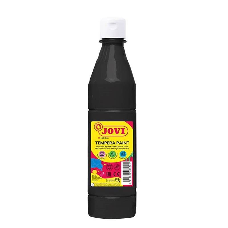 Temperová farba JOVI 500ml čierna