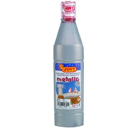 Temperová farba JOVI 500ml strieborná