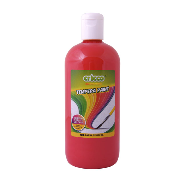Temperová farba CRICCO 500ml červená
