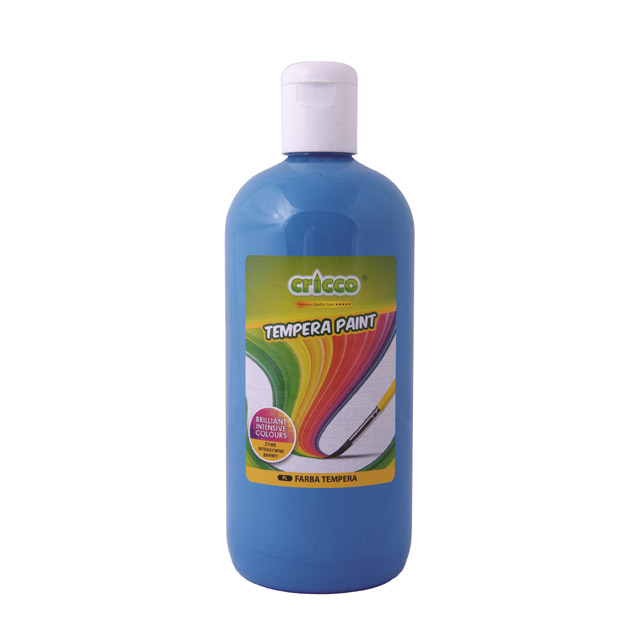 Temperová farba CRICCO 500ml svetlo modrá