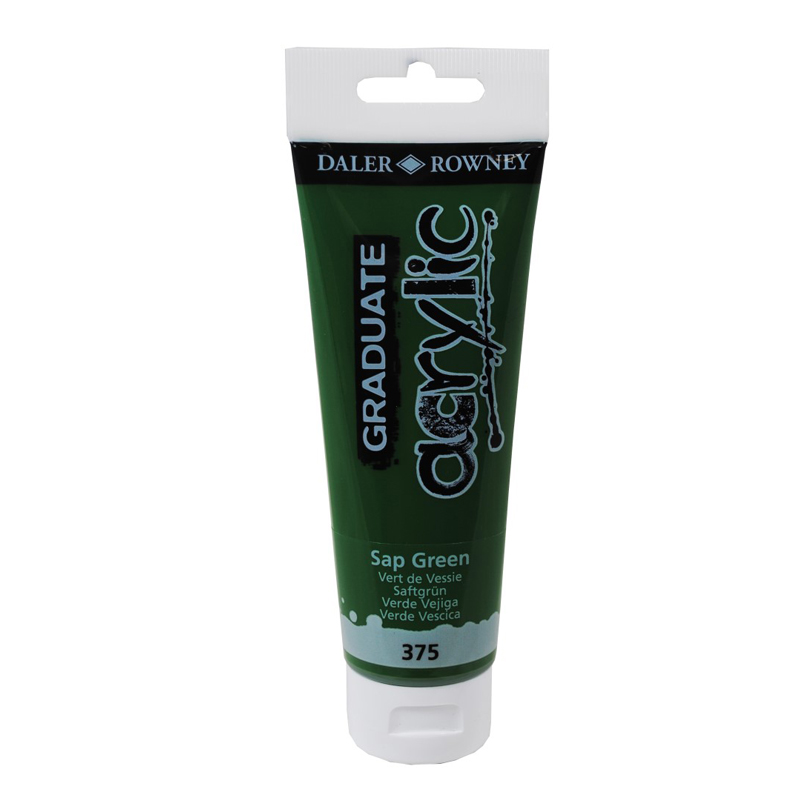 Akrylová farba D&R Graduate 120ml Sap Green 375
