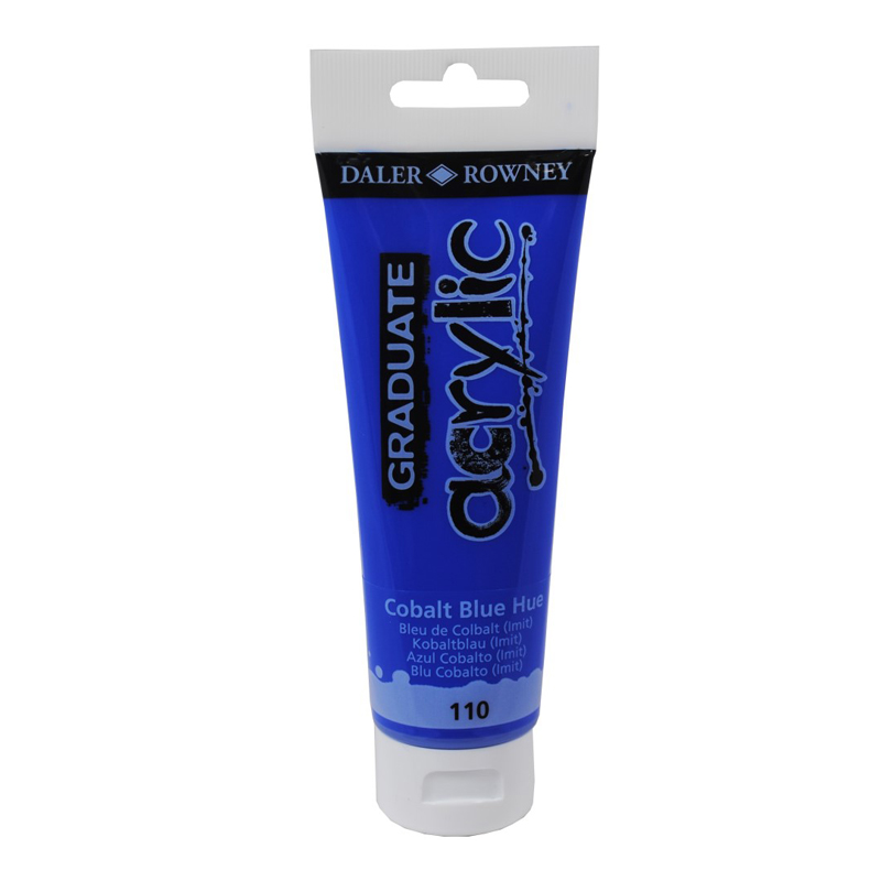 Akrylová farba D&R Graduate 120ml Cobalt Blue Hue 110