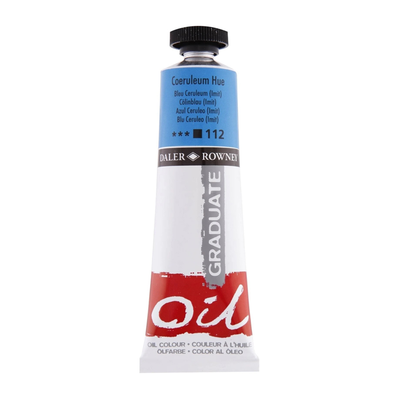 Olejová farba D&R Graduate 38ml, Coeruleum Hue 112