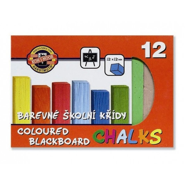 Krieda školská KOH-I-NOOR 12 farieb 112506