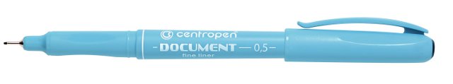 Popisovač dokumentačné Centropen 2631 0,5 čierny