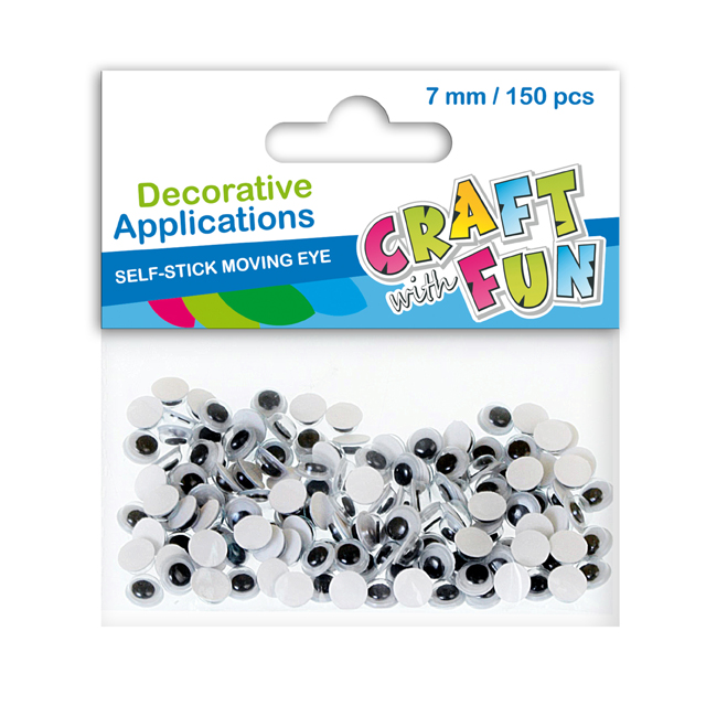 Hobby CraftFun oči 7mm 383656