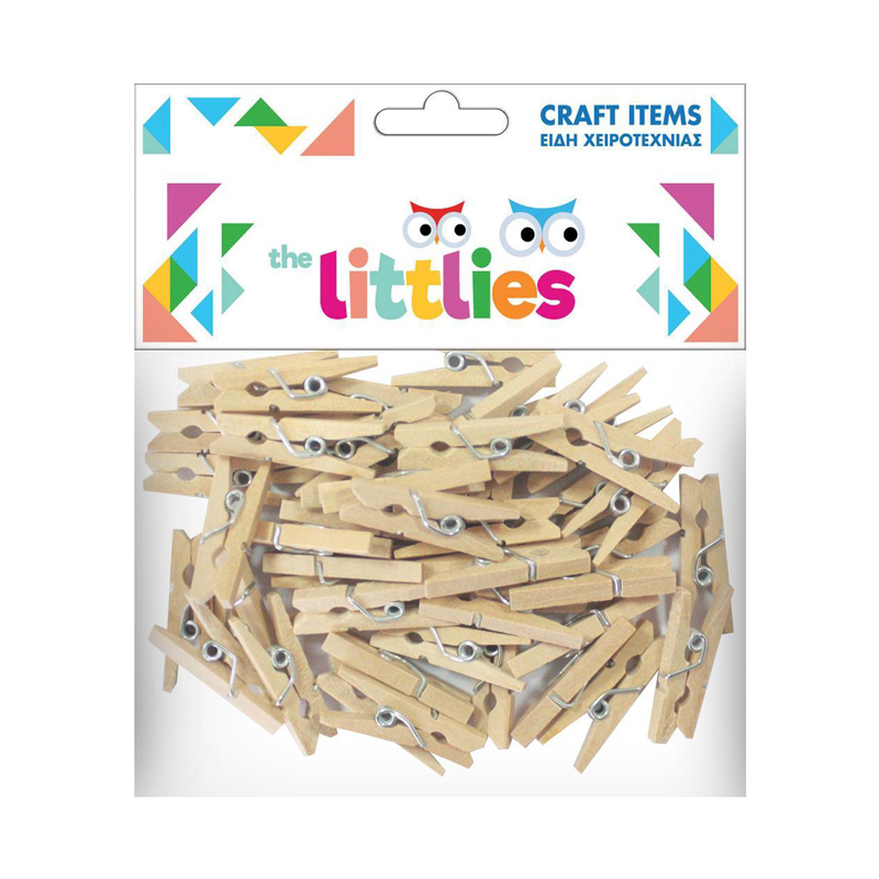 Hobby Littles štipce drevené 646520
