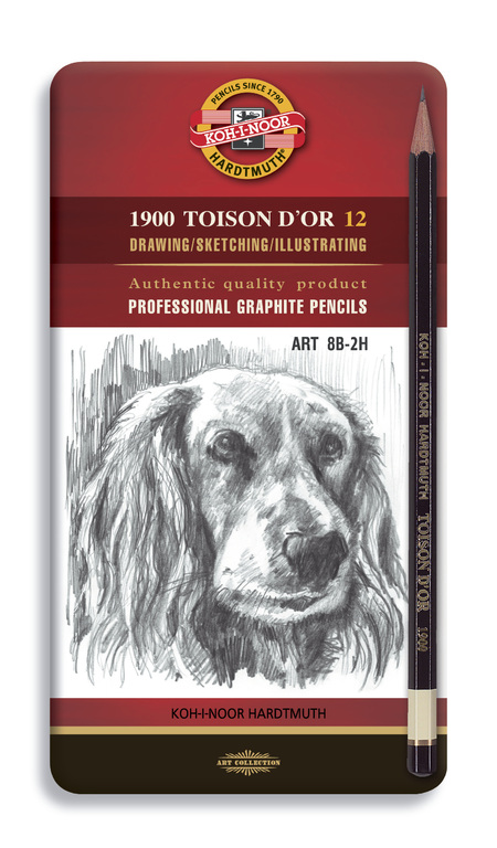 Ceruzky súprava 1912/12ks 8B-2H ART TOISON D´OR