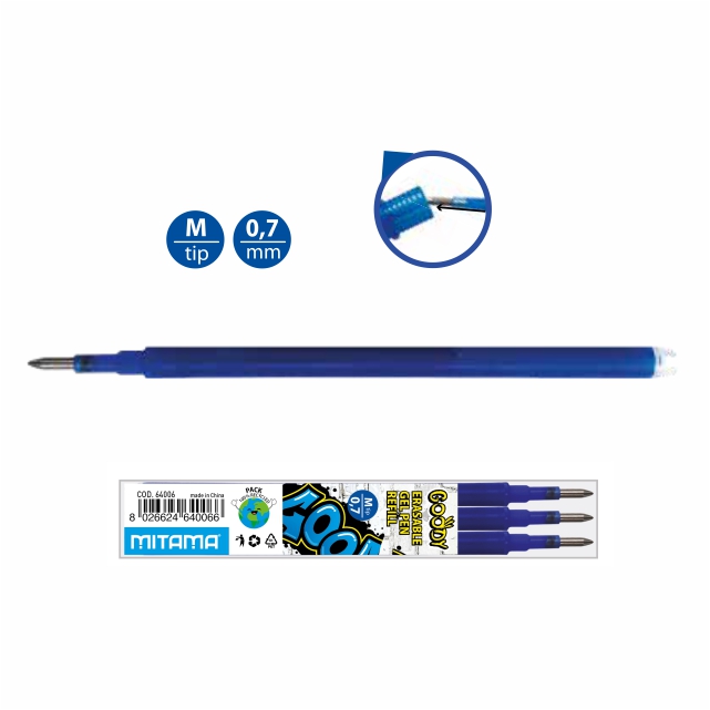 Náplň MITAMA gumovateľná modrá /3