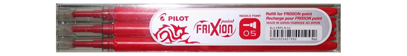 Náplň gumovacia PILOT FRIXION tm.modrá 0,7 /3ks