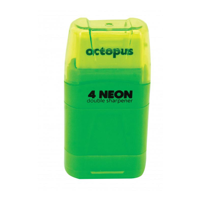 Strúhadlo + guma OCTOPUS 4 NEON so zásobníkom