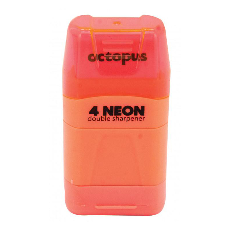 Strúhadlo + guma OCTOPUS 4 NEON so zásobníkom