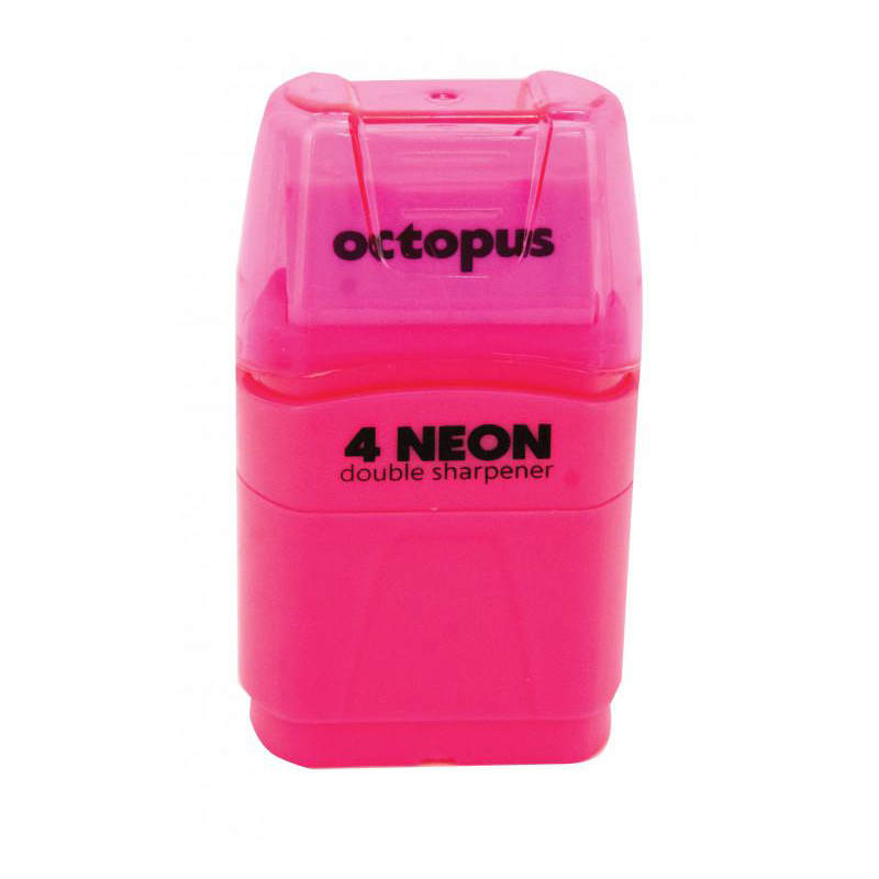 Strúhadlo + guma OCTOPUS 4 NEON so zásobníkom