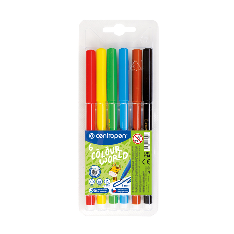Fixky CENTROPEN vyprateľné 7550/6