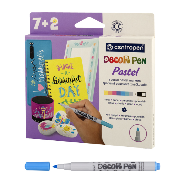 Popisovač CENTROPEN DECOR PEN 2738/7+2
