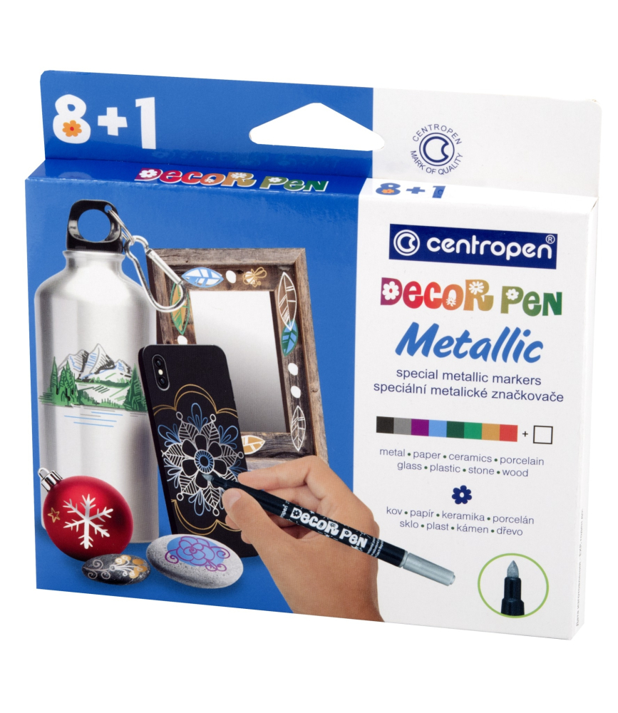 Popisovač CENTROPEN DECOR PEN 2737/8+1