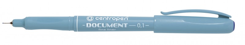 Popisovač dokumentačné Centropen 2631 0,1 modrý