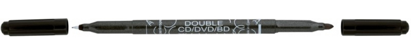Popisovač double na CD CENTROPEN 3616 čierny