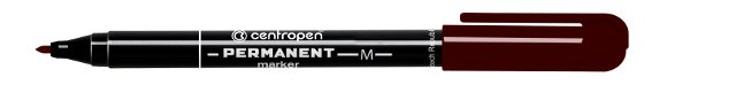 Popisovač permanentný Centropen 2846 hnedý