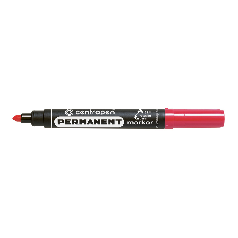 Popisovač permanentný Centropen 8566 červený