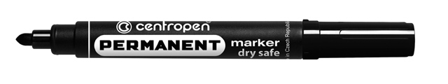 Popisovač permanentný Centropen 8510 2,5 čierny