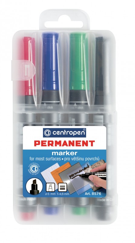 Popisovač permanentný Centropen 8576/4