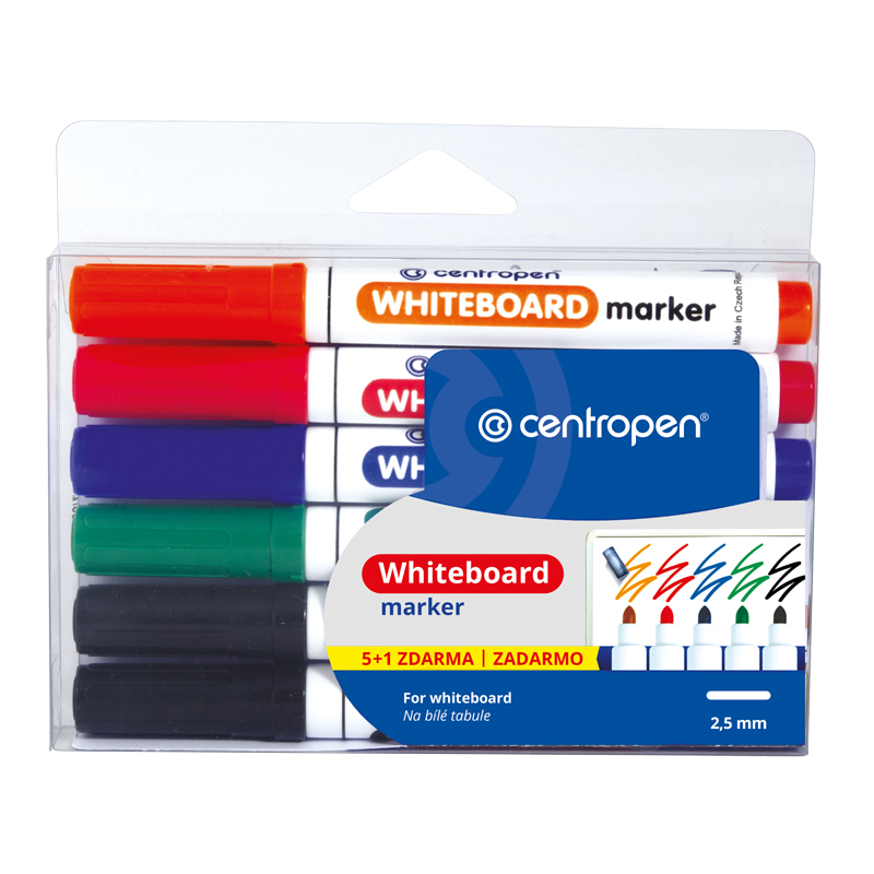 Popisovač na biele tabule Centropen 8559/5+1