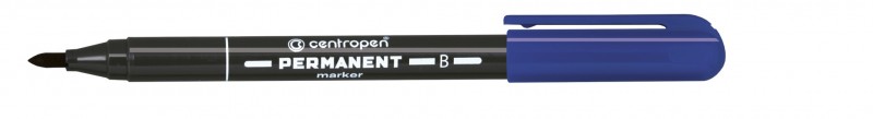 Popisovač permanentný Centropen 2836 modrý 2mm