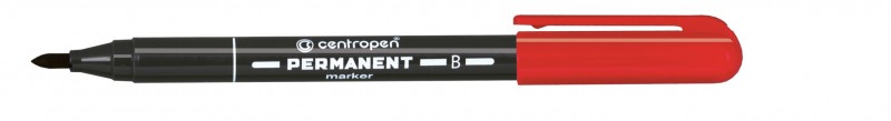 Popisovač permanentný Centropen 2836 červený 2mm