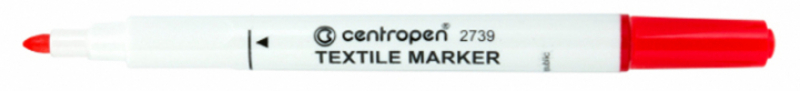 Fixky na textil CENTROPEN 2739 červený