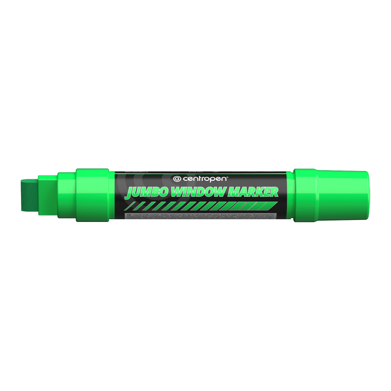 Popisovač kriedový Centropen 9120 zelený 2-15mm